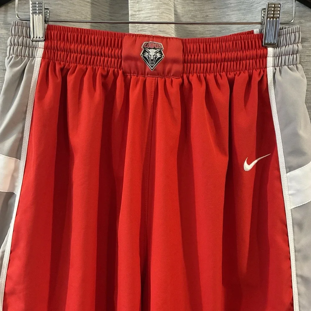 Nike New Mexico Lobos UNM Authentic Team‎ Issued Red Basketball Shorts Large